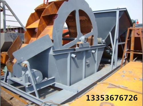 斗輪洗砂機(jī)實用現(xiàn)場圖