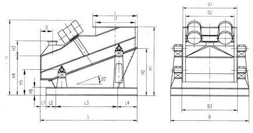 重型振動(dòng)篩圖紙